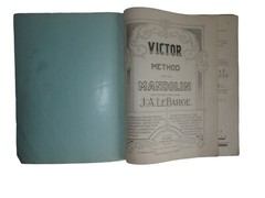 1901 Victor Method for the Mandolin by J.A. LeBarge, Leo Feist Book Original