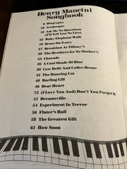 Henry Mancini Songbook, 1981 Cherry Lane Music 215 pages 60+ songs Custom