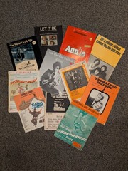 Ridiculously ENORMOUS Lot of 75+ Extremely Random Vintage Sheet Music and Books