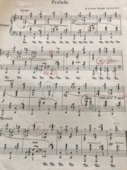 VTG N. LOUISE WRIGHT TWELVE PRELUDES FOR THE PIANOFORTE; OPUS 25; SCHIRMER; 1915