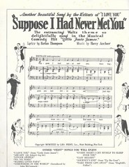 No Wonder (That I Love You) Sheet Music 1924 Benny Davis Joe Burke Ukulele