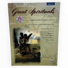 Great Spirituals Songbook Solo Voice Piano CD Alfred 2007