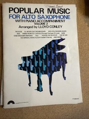 1970&rsquo;s Alto Saxophone With Piano Songbook With Pull Put Sheet! Very Good Cond