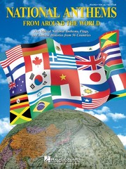 National Anthems Piano Sheet Music Guitar Chords Lyrics 56 Songs Book