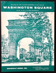 1963 THE VILLAGE STOMPERS « WASHINGTON SQUARE » SHEET MUSIC – FOLK SONG