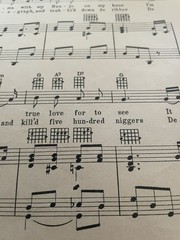 Vintage Sheet Music Oh! Susanna 1935 WARNING OFFENSIVE N Word In Lyric. Rare ?