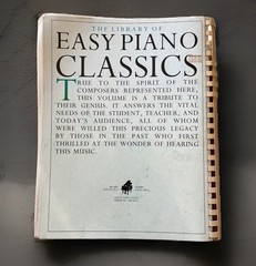 Easy Piano Classics Spiral Bound Sheet Music Book Hal Leonard Beginner Classical