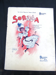1904 SORELLA Antique Sheet Music French March