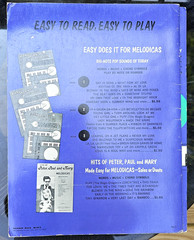 Vintage, Easy Does It for Melodicas No. 1 and 2 books by Walter Cramer 1959