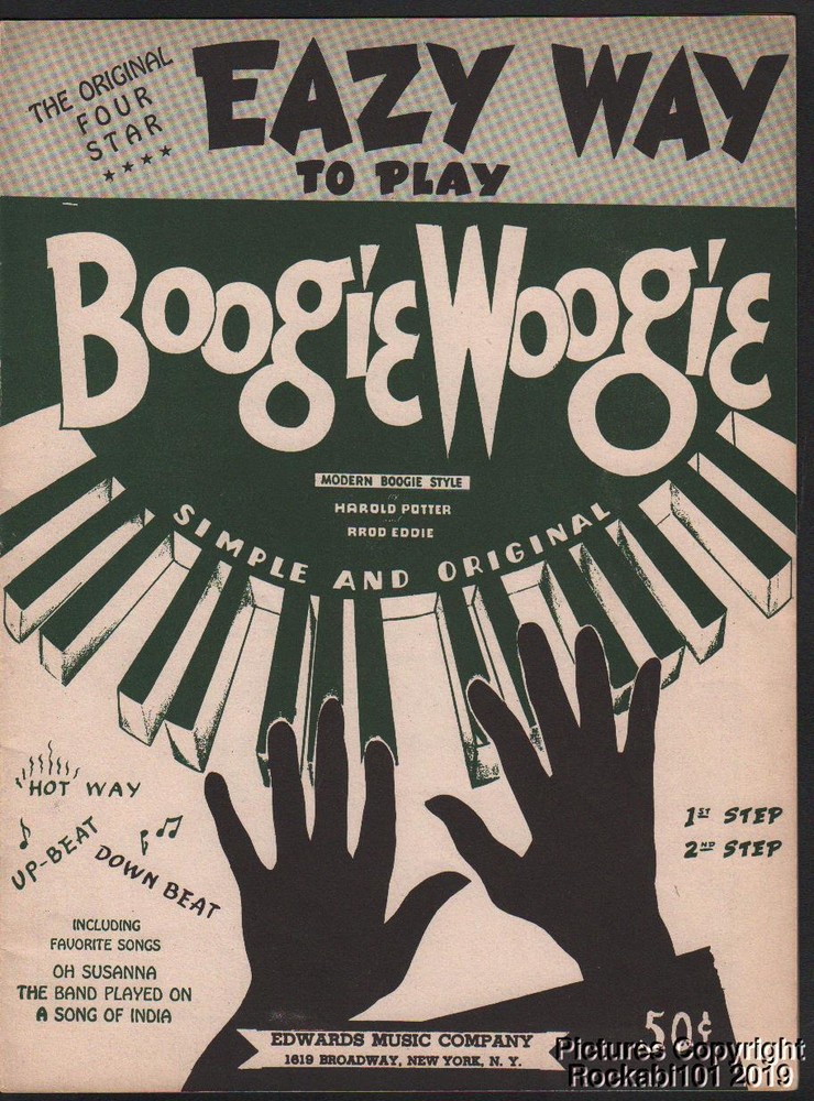 1944 Potter & Eddie Piano Instruction Book (Eazy Way to Play Boogie Woogie)
