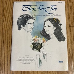 TIME FOR JOY CONTEMPORARY SONGS FOR WEDDINGS Songbook 1980 Sacred Songs Music