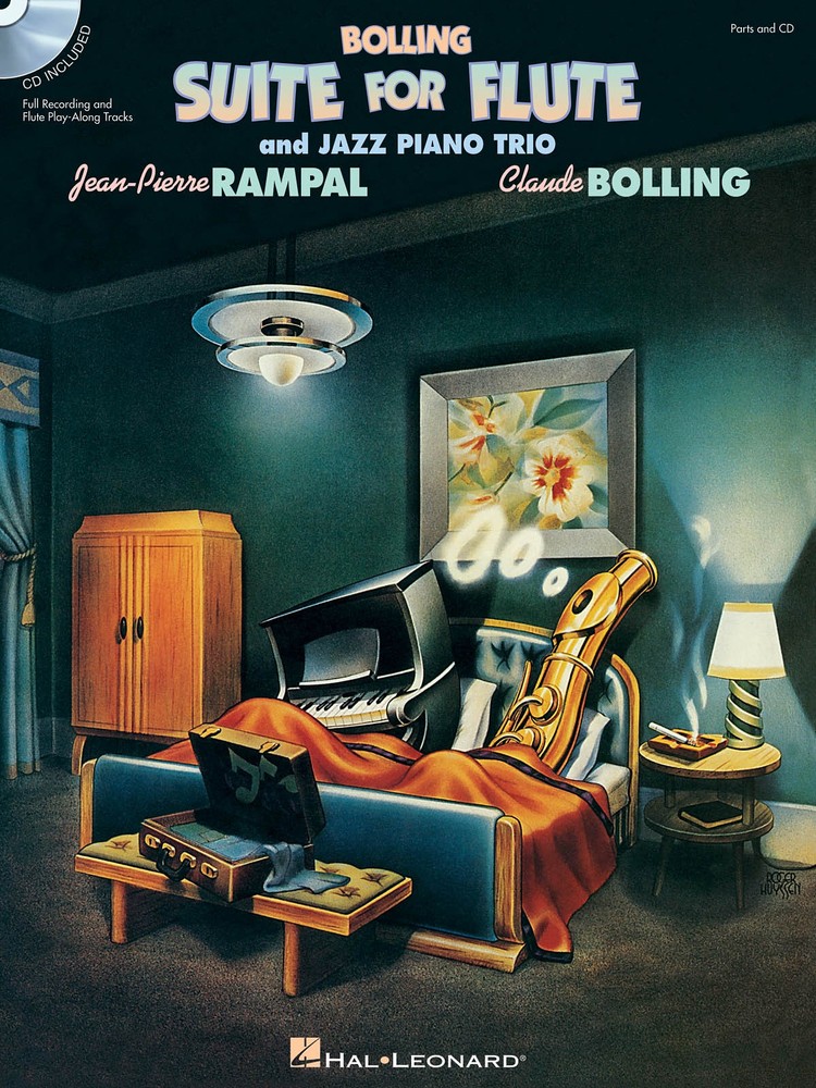 Claude Bolling Suite for Flute & Jazz Piano Trio Sheet Music Book CD Pack