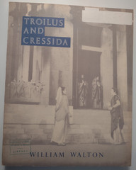 William Walton, Troilus and Cressida 1954 vocal score (ex library)