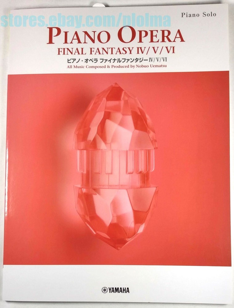 Final Fantasy IV V VI Piano Opera SHEET MUSIC Song Book 4 5 6 FF6 Ships from USA