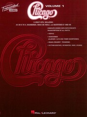 Chicago Transcribed Score Volume 1 Guitar Bass Drum Vocal Sheet Music Song Book