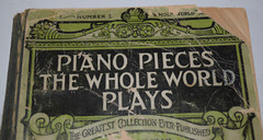 Piano Pieces The Whole World Plays by Albert E. Wier Antique 1918 Music Book #2