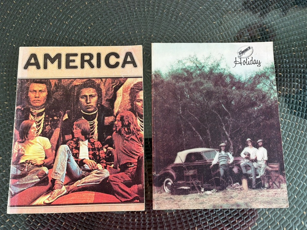 America ~ Lot Of 2 Songbooks ~Warner Brothers ~