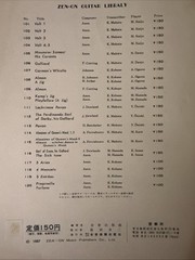 Almaines Of Queens Mask Makuta Zen-on Classical Guitar Sheet Music 1967