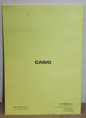 Casio Song Book Piano Keyboard Sheet Music 07HCOSCOREWL1B