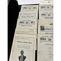 Sheet Music Large Bulk Lot Vintage Barbershop Quartet Harmony Heritage Songs