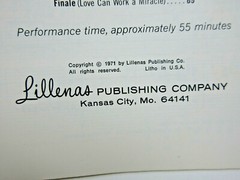 Vtg 1971 Songbook Love A Young World Musical Otis Skillings Lillenas Publishing