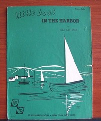 Little Boats in the Harbor by Ella Ketterer – 1941 sheet music – Piano Solo Easy