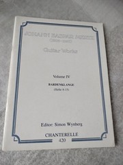 Bardenklange Johann Kaspar Mertz Classical Guitar Solo Sheet Music