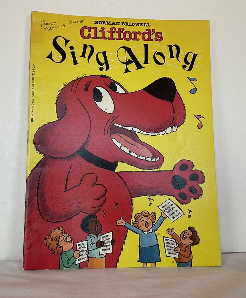 Song Book Clifford’s Sing Along Music For Voice Piano & Guitar 14 Songs