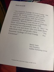 Ovid Young Solo Piano Christmas Songbook Exquisite Stylings Solo Piano VG