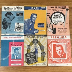 Lot of 57 Vintage Sheet Music 1940-70s Movie Themes Songs Broadway Lucille Ball