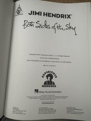 Jimi Hendrix, Both Sides of the Sky, Guitar Recorded Versions, Songbook