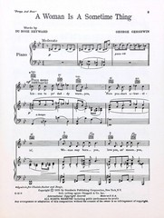 A Woman Is A Sometime Thing Sheet Music Porgy And Bess Sidney Poitier 1959 Film
