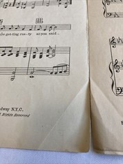 Sunshine by Irving Berlin 1928 Sheet Music