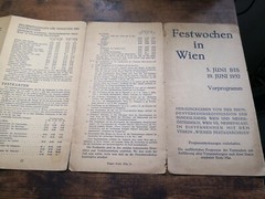 1932 Austria Vienna Festival Programme Music Orchestra Haydn Booklet Brochure