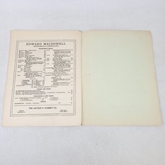 Six Poems After Heine Edward MacDowell Opus 31 1901 Piano Sheet Music