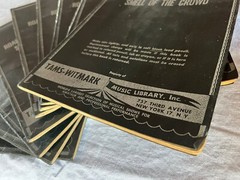 9 Vintage Theatrical Chorus Music Roar Of The Greasepaint Tams-Witmark New York