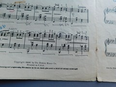 Waltz in A flat – by Johannes Brahms – 1926 sheet music for Piano – Boston Music