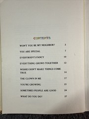 Vintage 1970 Mister Rogers’ Song Book Hardcover Random House Fred Rogers