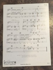 Randy Vanwarmer Just When I Needed You Most Sheet Music 1978 Almo Piano Guitar