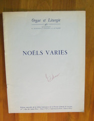 Noels Varies Orgue et Liturgie 40 (Organ) Editions Musicales de la Schola