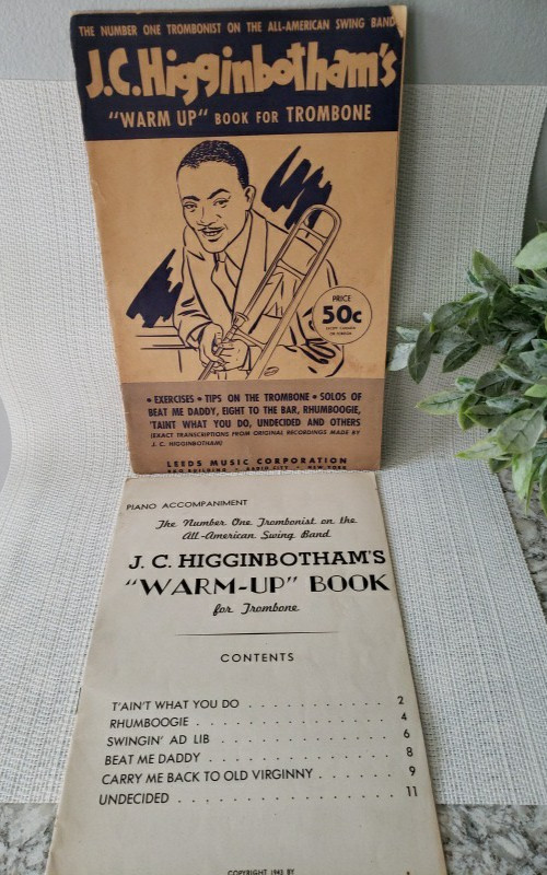 2 ~ J. C. Higginbotham&rsquo;s Warm UP Books, Trombone & Trombone Piano Accompaniment