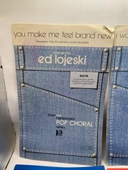 Mixed Chorus Sheet Music Modern Pop & Patriotic Songs Set of 4