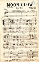 Moon Glow, Fox Trot, Vintage Will Hudson Band Chart 1934 Scarce One