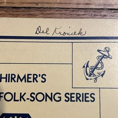 Schirmer&rsquo;s American Folk Song Series Set 18 Ballads Carols Southern Appalachia