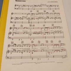 Annie Sheet Music Piano Vocal Selections Book 56 Pages 1977