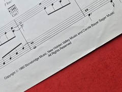 Neil Diamond Heartlight Sheet Music &rsquo;82 Piano Guitar Vocal Cherry Lane US SELLER