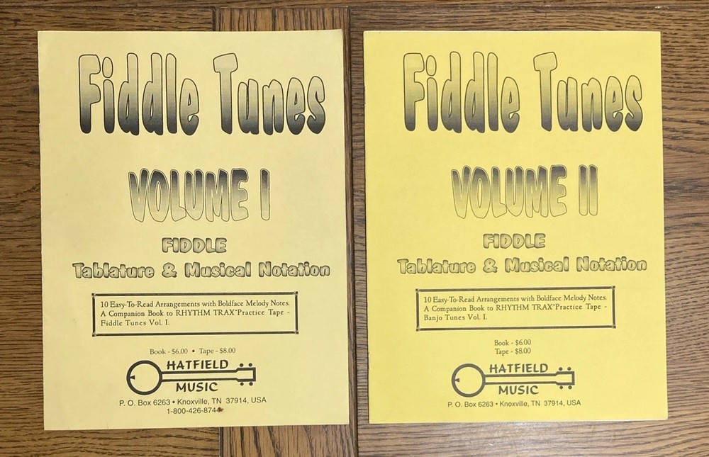 Fiddle Tunes Volumes 1 and 2 Hatfield Music Tablature & Musical Notation 1991