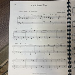 Anthony Burger Hands of Time Gospel Sacred Piano Solo Rare