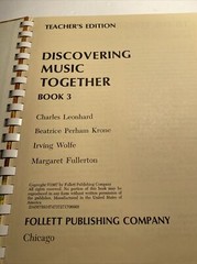 Discovering Music Together 1967 Hardcover Spiral Bound abu