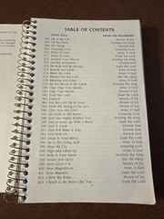 Integrity’s Hosanna! Praise Worship Songbook 5 Choruses Hymns 1991 Spiral Bound